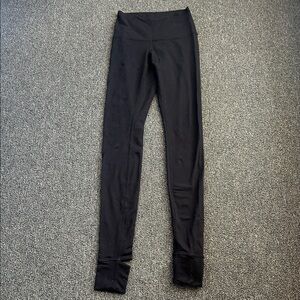 Lululemon ‼️ Black High-Waist  Leggings with stirrup feet .